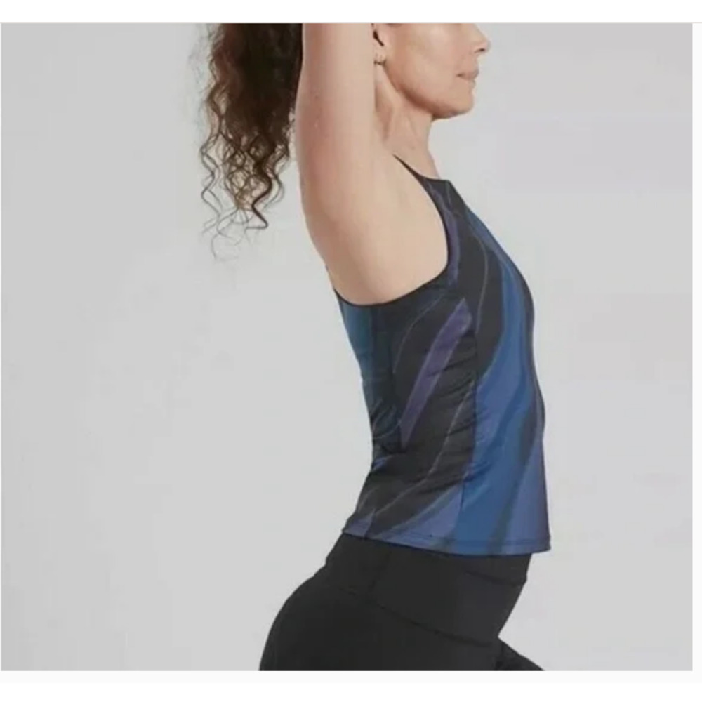 Athleta Lightening Print Racerback Support Tank Top - Women's Size XS